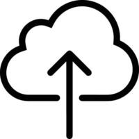 Cloud icon symbol vector image. Illustration of the hosting storage design image