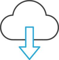 Cloud icon symbol vector image. Illustration of the hosting storage design image