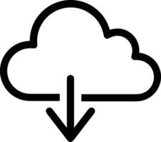 Cloud icon symbol vector image. Illustration of the hosting storage design image