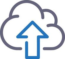 Cloud icon symbol vector image. Illustration of the hosting storage design image