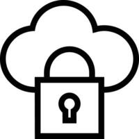 Cloud icon symbol vector image. Illustration of the hosting storage design image