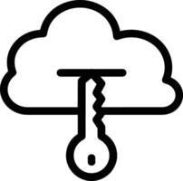 Cloud icon symbol vector image. Illustration of the hosting storage design image