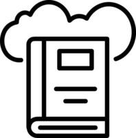 Cloud icon symbol vector image. Illustration of the hosting storage design image