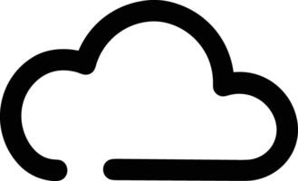 Cloud icon symbol vector image. Illustration of the hosting storage design image