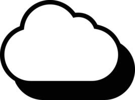 Cloud icon symbol vector image. Illustration of the hosting storage design image