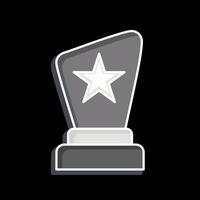 Icon Award. related to Entertainment symbol. glossy style. simple design illustration vector