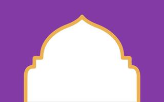 Eid Al Fitr Frame Background vector