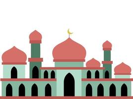 Islamic Mosque Frame Background Illustration vector