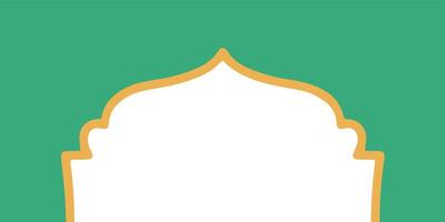 Eid Al Fitr Frame Background vector