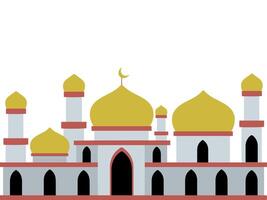 Mosque Ramadan Kareem Background Illustration vector