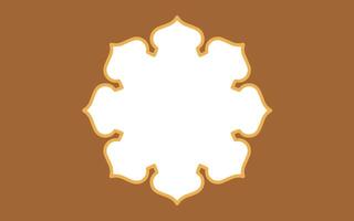 Eid Al Fitr Frame Background vector