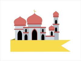 Mosque Ramadan Kareem Background Illustration vector