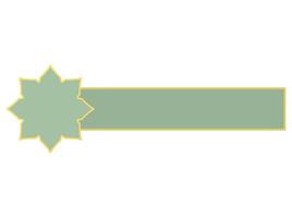 Ramadan Kareem Shape Frame Background vector