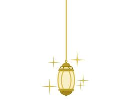 Eid Al Fitr Lantern Background vector