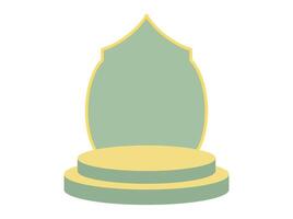Ramadhan Kareem Podium Stage Background vector