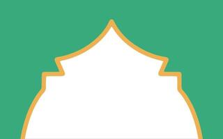 Eid Al Fitr Frame Background vector