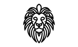 león vector icono gráfico logo diseño