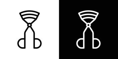 Eyelash curler icon vector