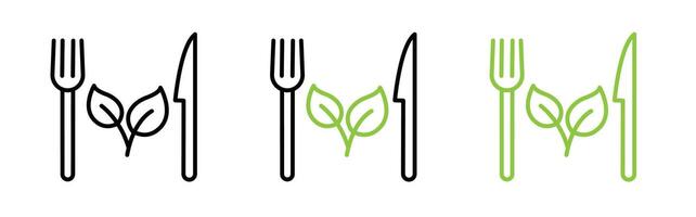 Healthy food icon vector