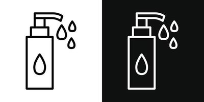 Face cleanser icon vector