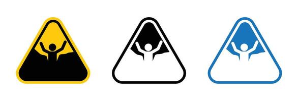 Mud warning sign vector