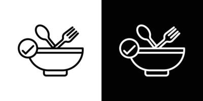Food safety icon vector