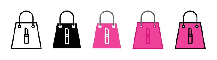 Beauty shopping icon vector