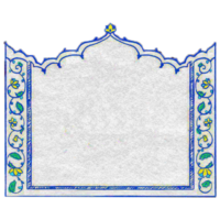 Islamic frame traditional arabic style png