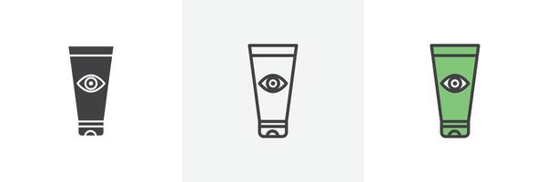 Eye cream icon vector