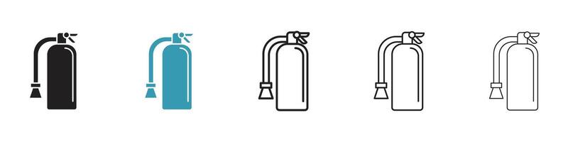 Fire extinguisher icon vector