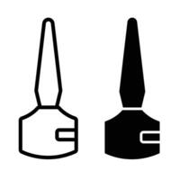 Eyeliner bottle icon vector