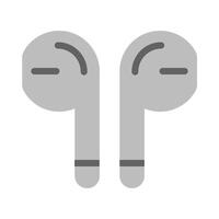 Earbud Vector Flat Icon