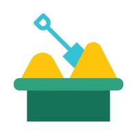 Sandbox Vector Flat Icon