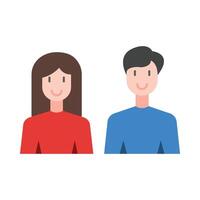 Couple Vector Flat Icon