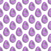 illustration sur thème sans couture fête vacances Pâques avec chasser coloré brillant des œufs png
