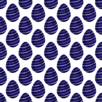 illustration sur thème sans couture fête vacances Pâques avec chasser coloré brillant des œufs png