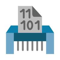 Data Erasure Vector Flat Icon