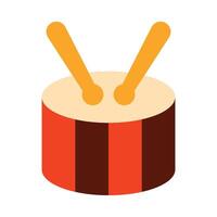 Drum Vector Flat Icon