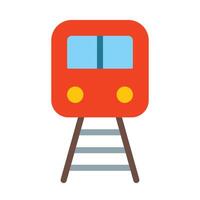 tren vector plano icono