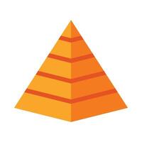 Pyramid Vector Flat Icon