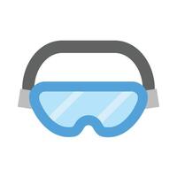 Safety Goggle Vector Flat Icon