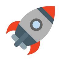 Rocket Vector Flat Icon