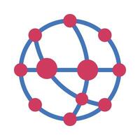 Nanotechnology Vector Flat Icon