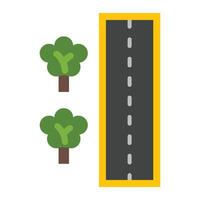 Roadside Vector Flat Icon