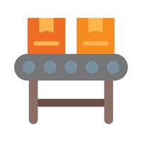 Conveyor  Vector Flat Icon Design