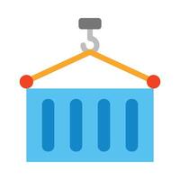 Container  Vector Flat Icon Design