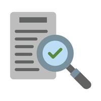 Verification  Vector Flat Icon Design
