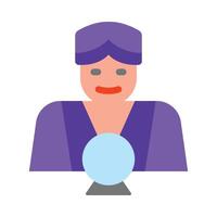 Fortune Teller Vector Flat Icon Design Vector Flat Icon Design