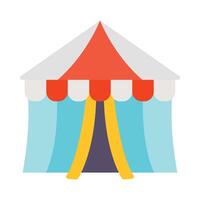 Circus Tent Vector Flat Icon Design Vector Flat Icon Design