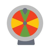 Wheel Of Fortune Vector Flat Icon Design Vector Flat Icon Design